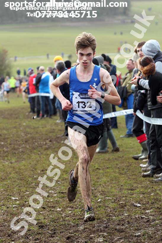 Mens under-20s, 2020 British Athletics Inter Counties Cross Country Champs., Prestwold Hall, Loughborough. Photo: David T. Hewitson/Sports for All Pics